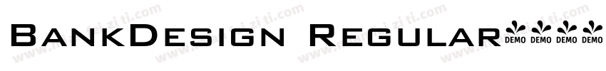 BankDesign Regular字体转换